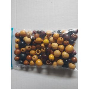 🦩Beads Mixed Wood small medium size
